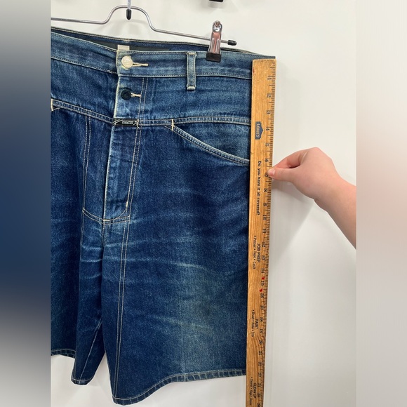 Mens Vintage 90s Marithe Francois Girbaud Baggy Denim Jean Shorts 36 - Picture 2 of 15